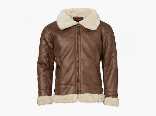 alpha industries Alpha Industries Lederjacke B3 FL braun