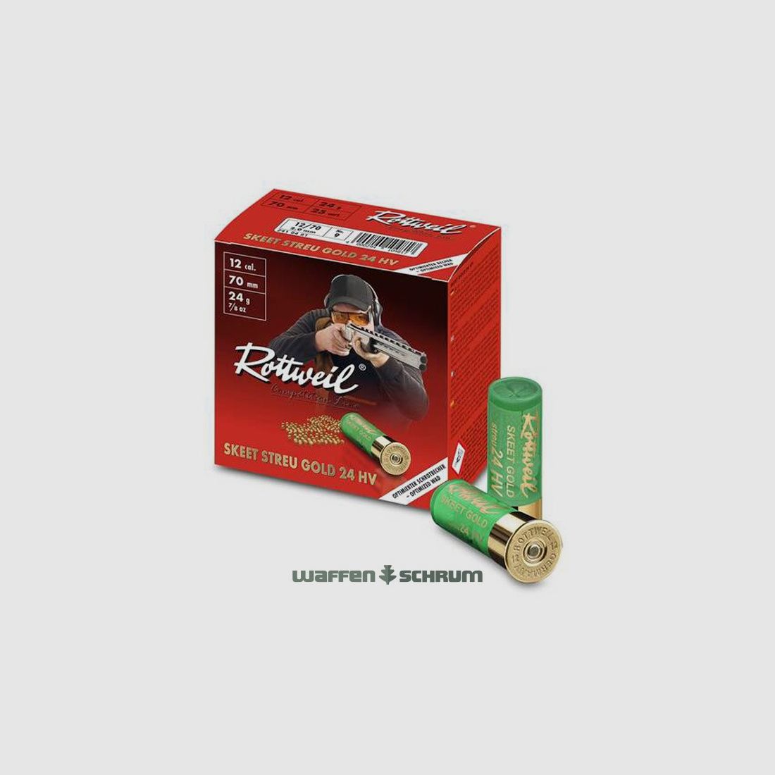 Rottweil Gold HV Skeet Streu 24 12/67 2,0mm - 24g