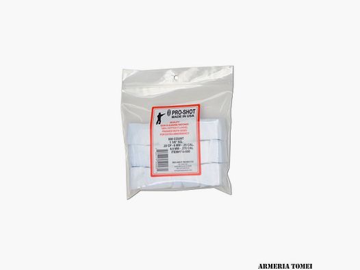 PRO-SHOT – 1 1/8″ SQUARE .22CF – 6mm – .25 CAL – 6.5MM – 270 CAL (500 PZ)
