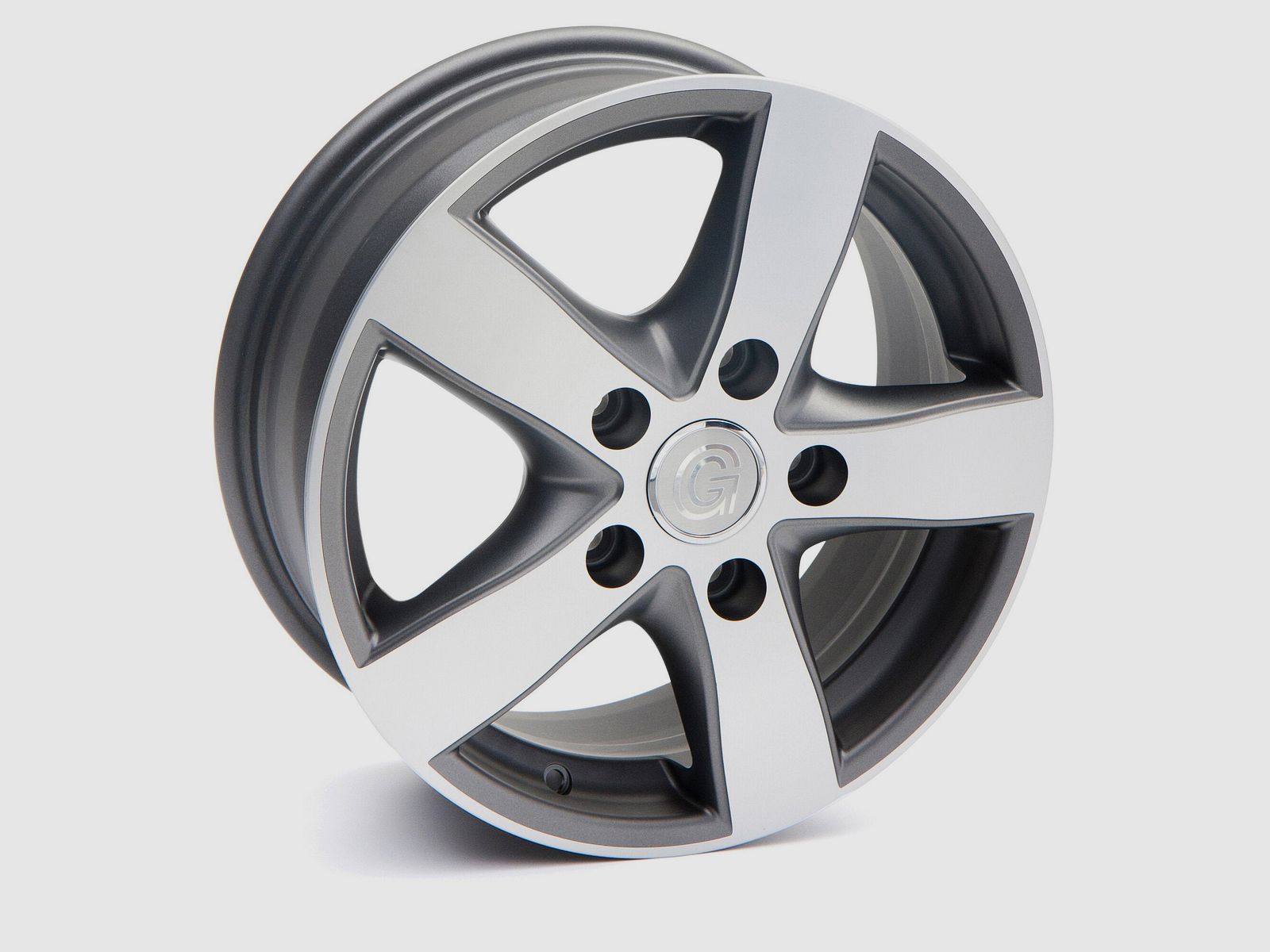Cerchio in alluminio Goldschmitt GSM4, antracite lucido opaco per Fiat Ducato con telaio pesante