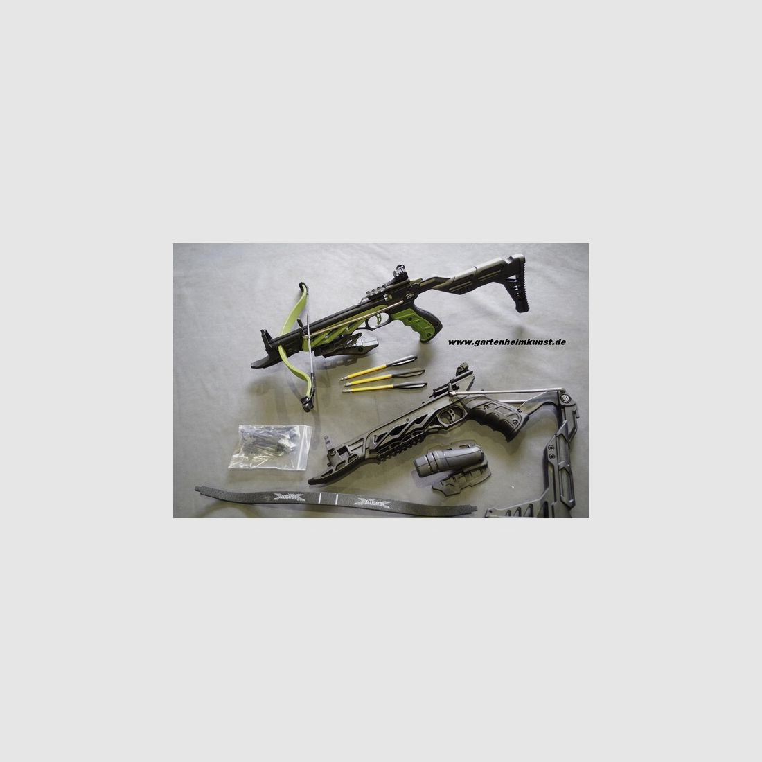 SALE Armbrust Alligator 2 : 80 lbs 185 fps mit Spannhebel / Selbstspannmechanismus Pistolenarmbrust