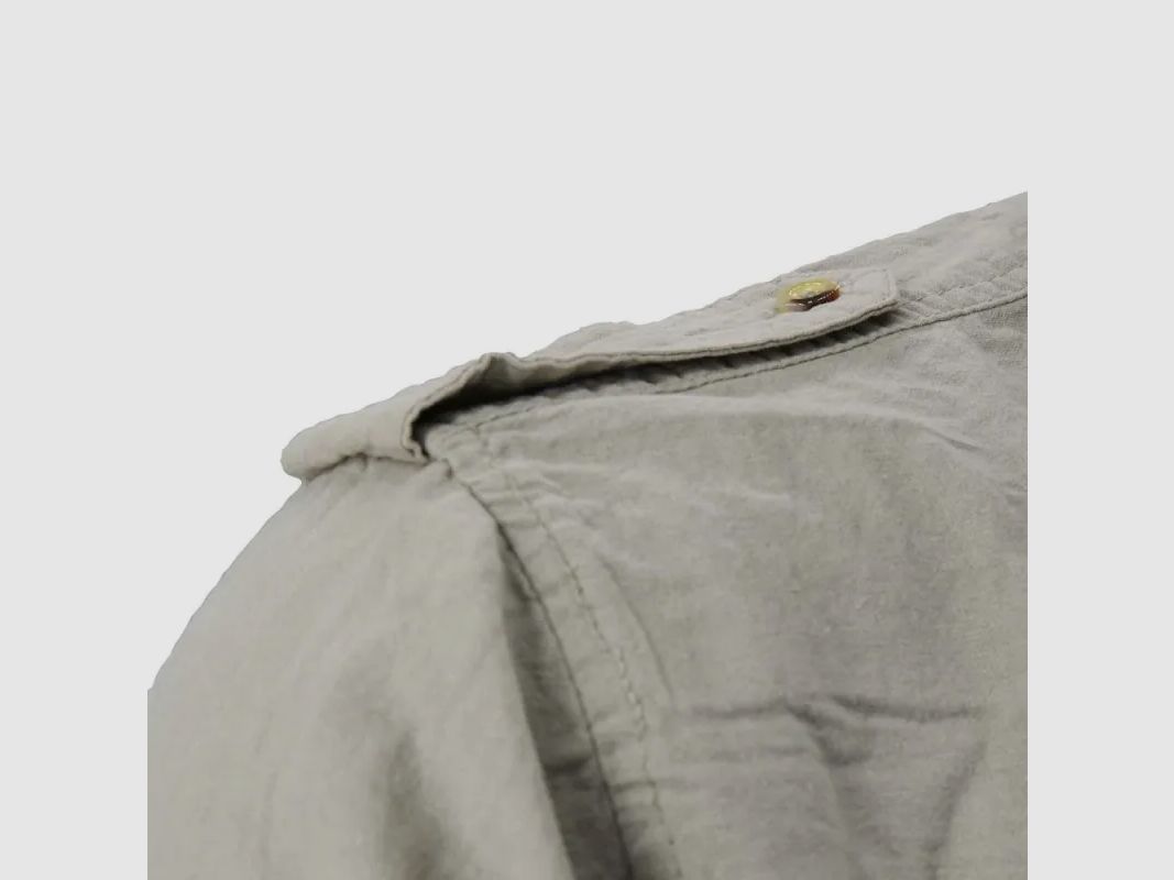 Chemise Authentic multipoches boutons coton beige S à 3XL, image 9 sur 12
