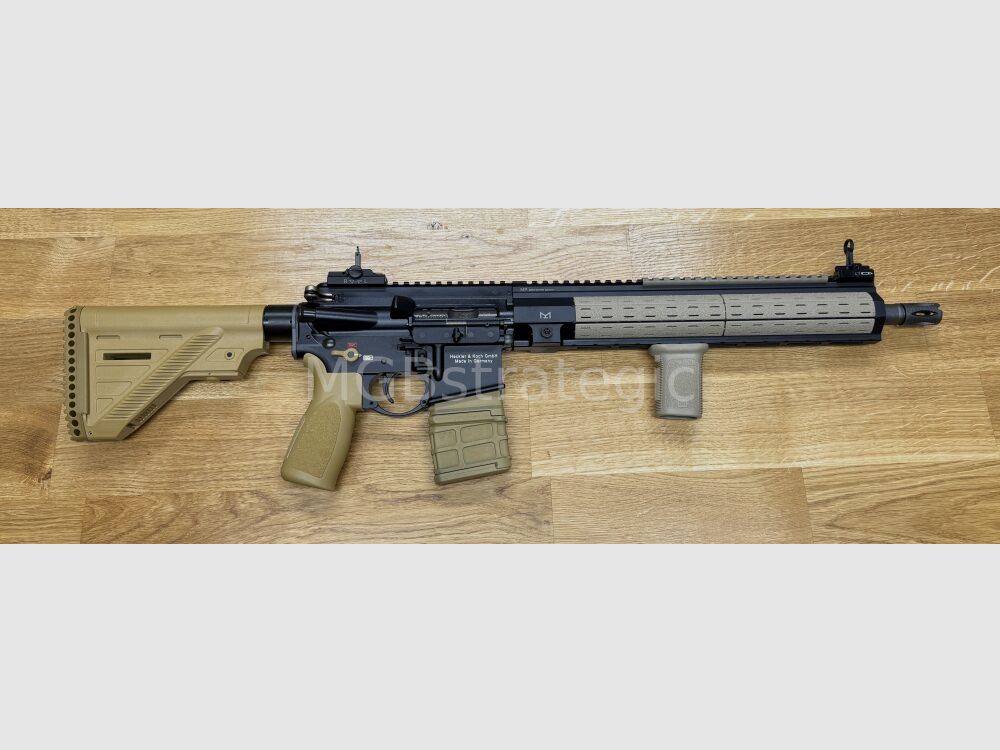 Heckler & Koch GmbH MR223 A3 Sport 14,5" wersja specjalna MGBs - długi handguard - końcówka QD - uchwyt ręczny - blast can