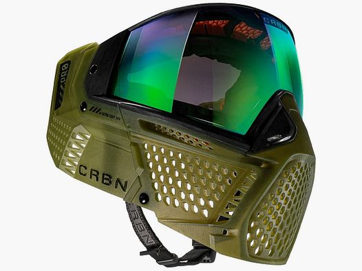 Carbon ZERO PRO Paintball Thermal Maske (Moss)