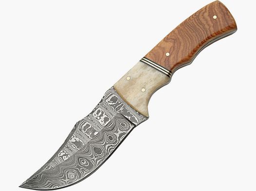 Jagdmesser, Griff aus Holz und Knochen | 89624