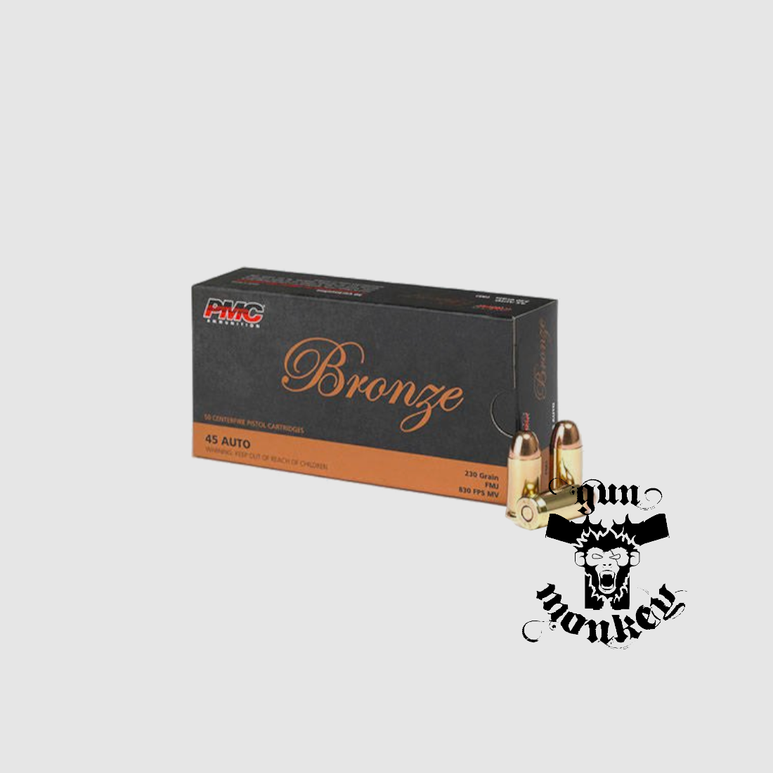 Amunicja pistoletowa PMC Bronze kal. 45ACP 14,9g FMJ (1op=50szt)