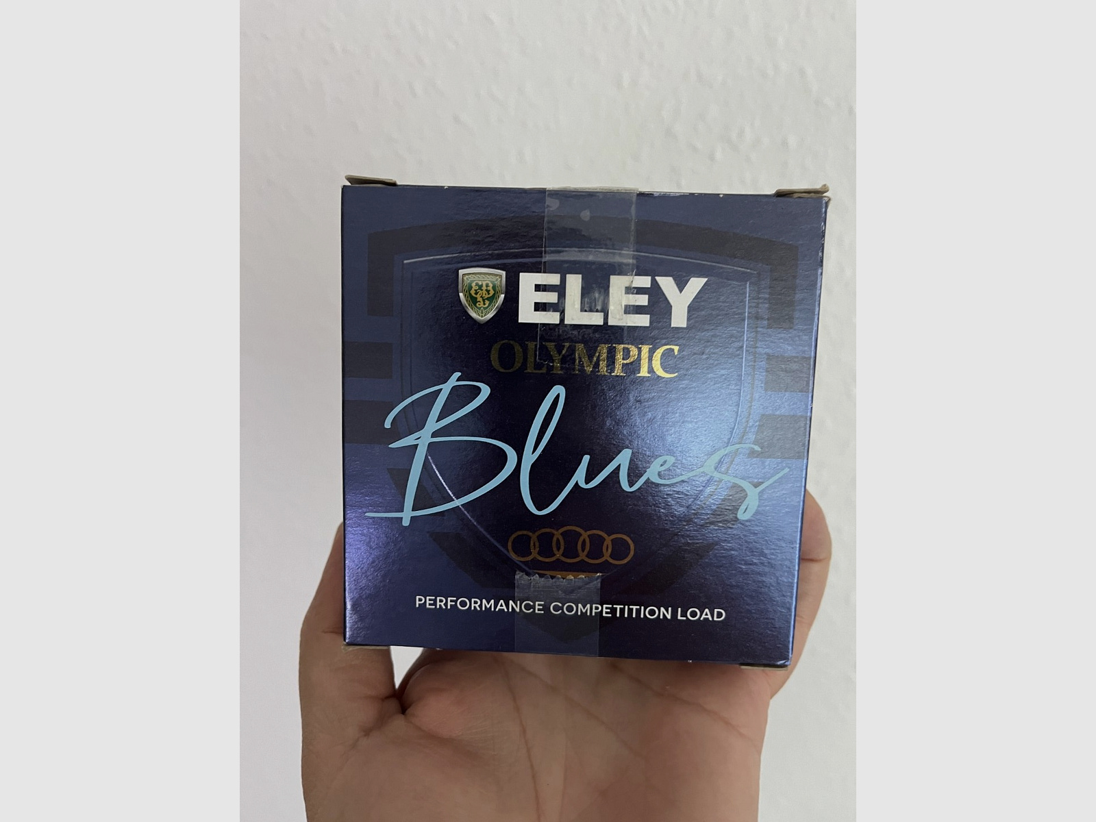  ELEY Olympic  Blues Trap 12/70, 24gr. #7,5 2,41mm 500 Schuss ungeöffnete Kartons