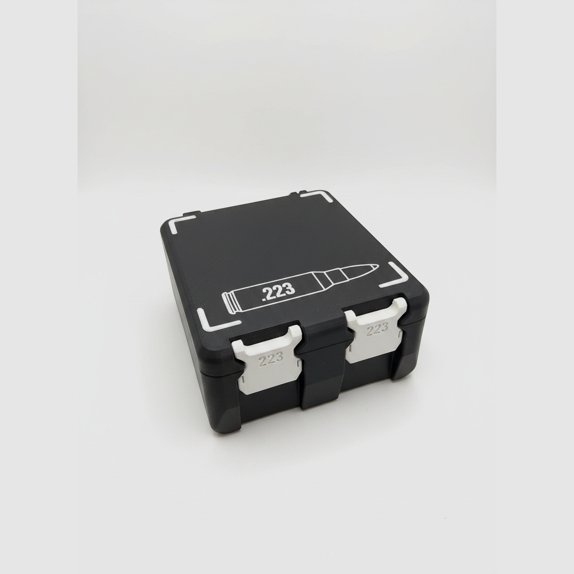 Filamelt Munitionsbox / .223 Remington / 'Klapp- / Rastdeckel' / Patronenbox, Ammo Box