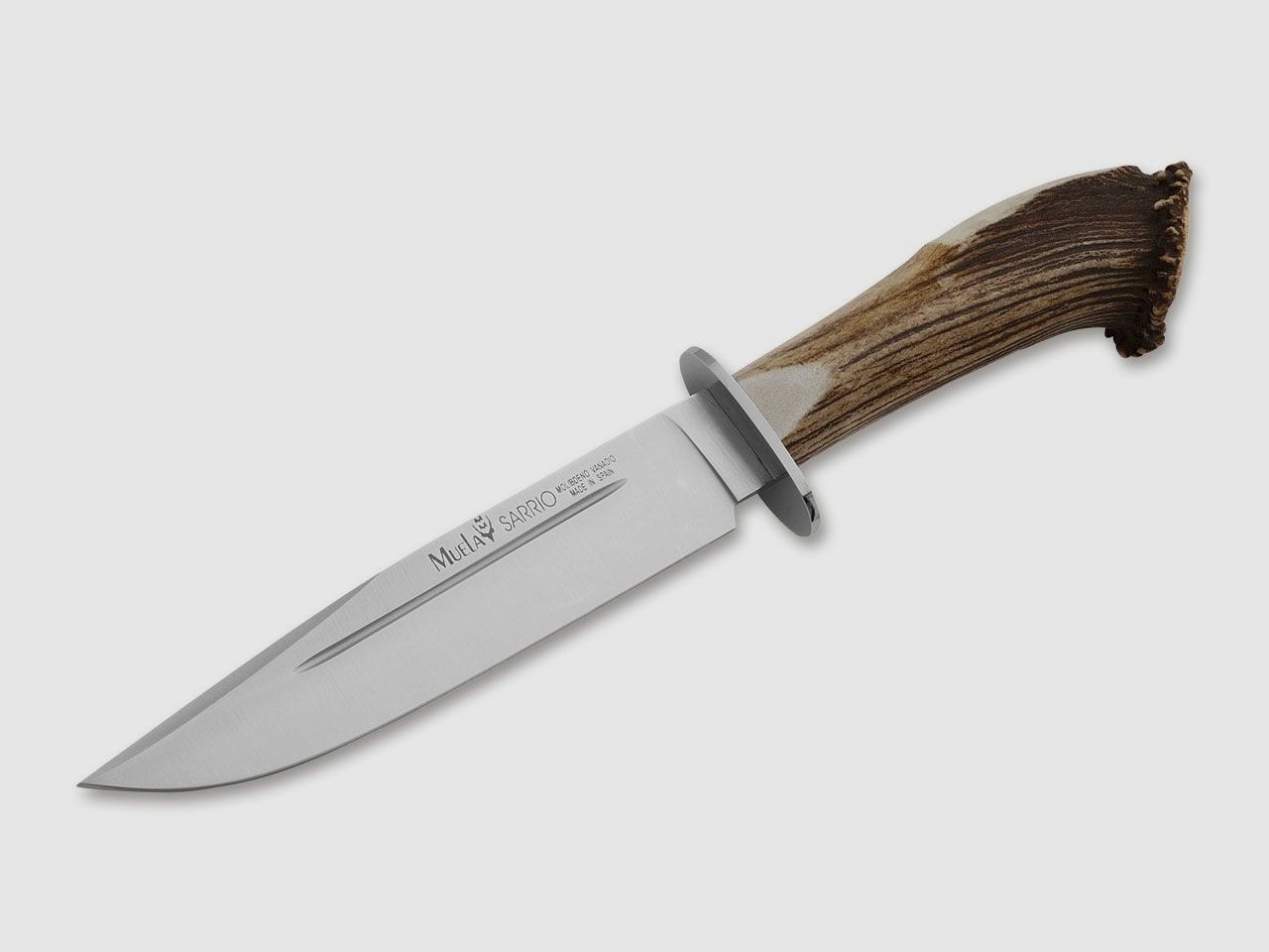 Bowie Sarrio-19S Bowiemesser mit Hirschhorngriff