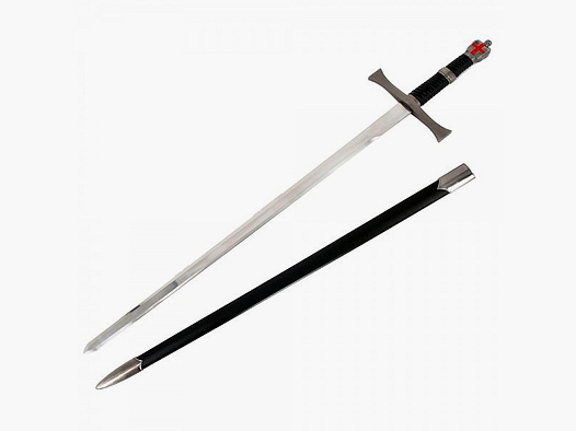 Espada de fantasía templaria con funda