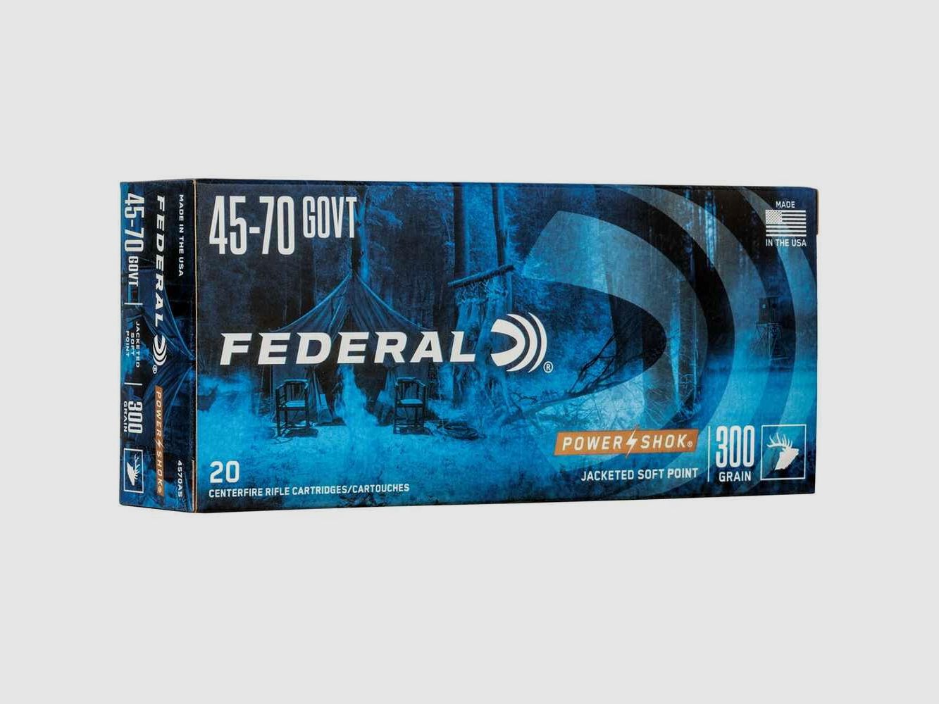 .45-70 Gov. TLM FK 300 grs. Federal Ammunition