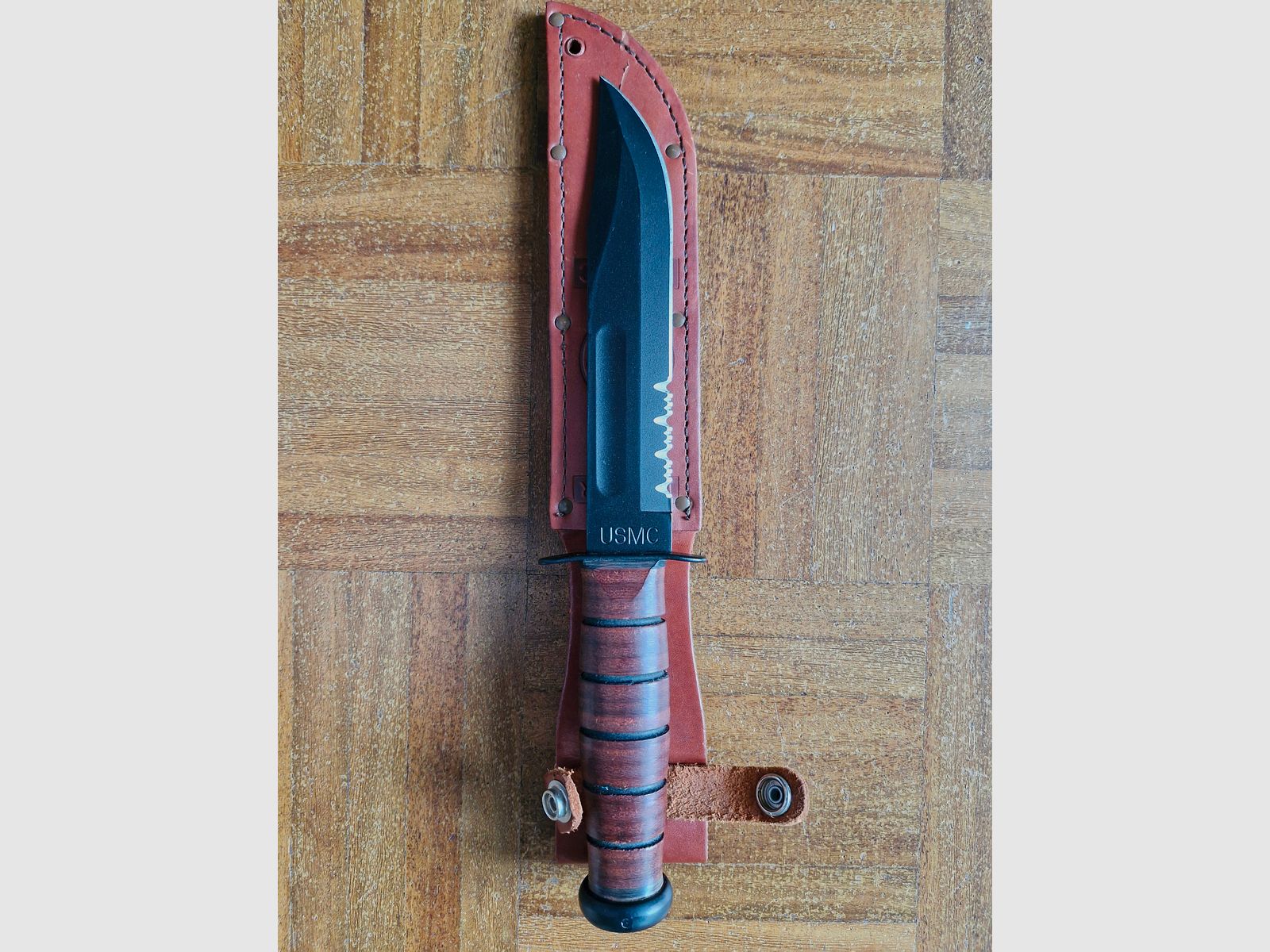 Cuchillo de combate Original Ka-Bar USMC