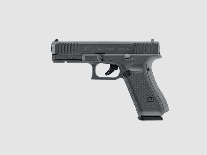 SPARSET - GLOCK 17 GEN 5 - 9 MM P.A.K. SCHRECKSCHUSSPISTOLE + PYRO LAUNCHER BLACK