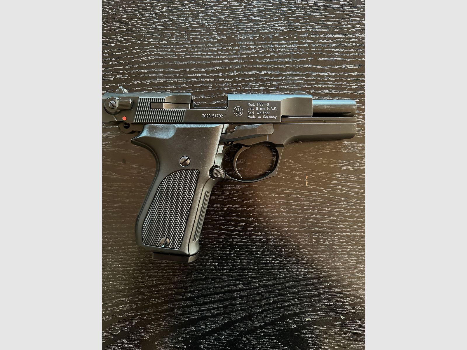 Wahlter P88 Compact  9mm P.A.K in Schwarz 