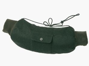 Muff aus Loden - Fleeceinnenfutter