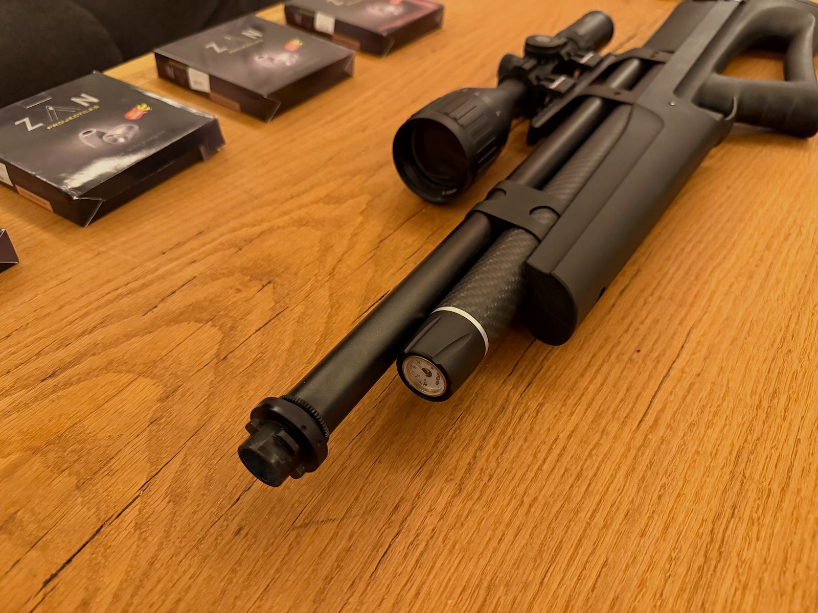 Huben K1 +!! 2000 shots ZAN slugs!!+ JADS silencer + Hawke scope