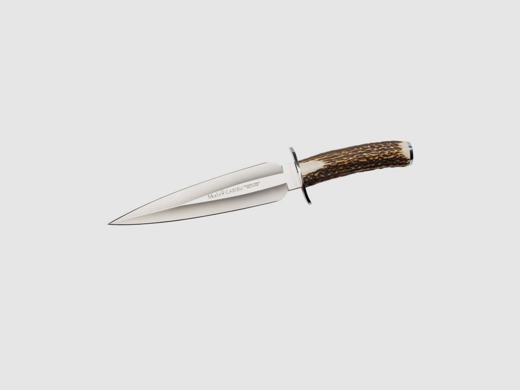 Couteau Muela Caribu avec manche en bois de cerf