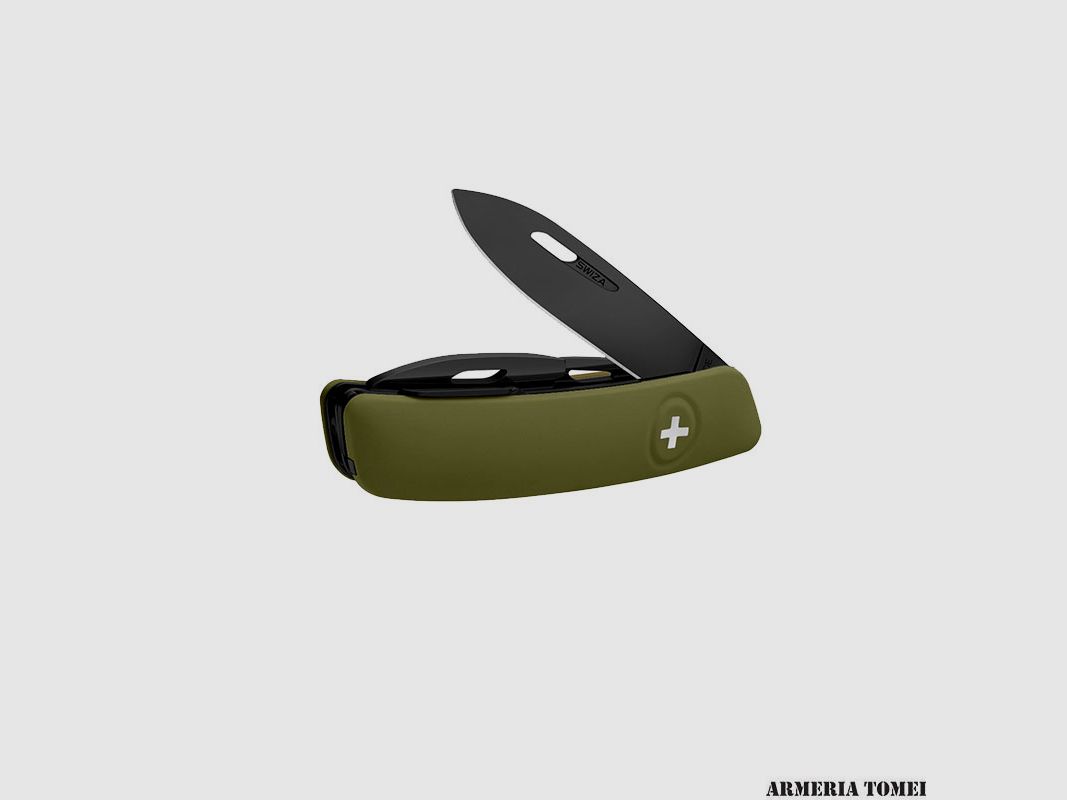 SCHWEIZER MESSER – SWIZA – D03 ALL BLACK, OLIVE, Bild 3 von 3