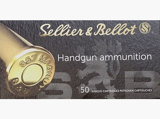 Sellier & Bellot .357 Magnum Soft Point 158grs - 1000 rounds