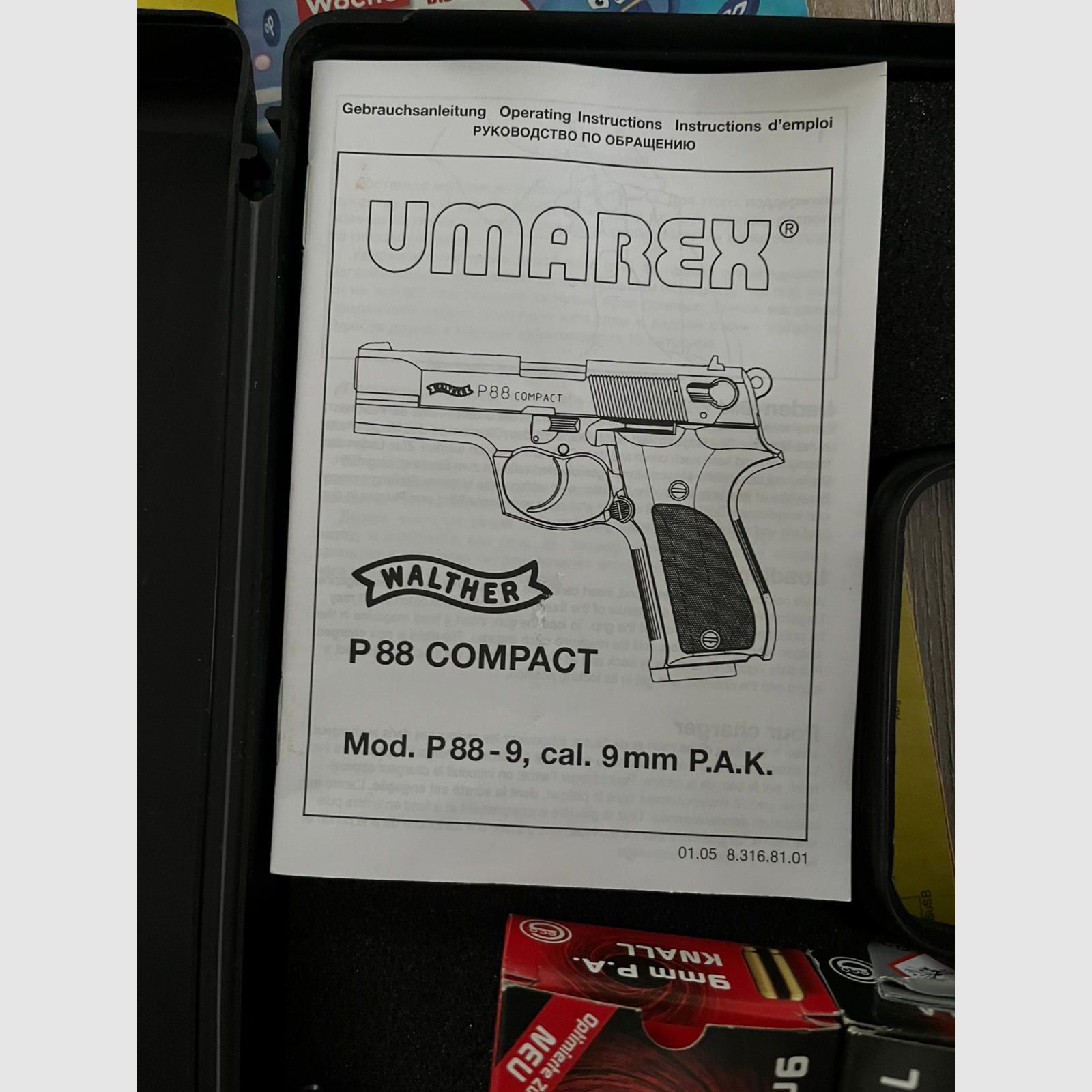 Walther P88-9 cal. 9mm P.A.K blank new