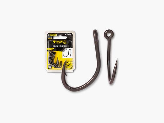 BLACK CAT – GRIPPER HOOK #2/0 | 6 PCS