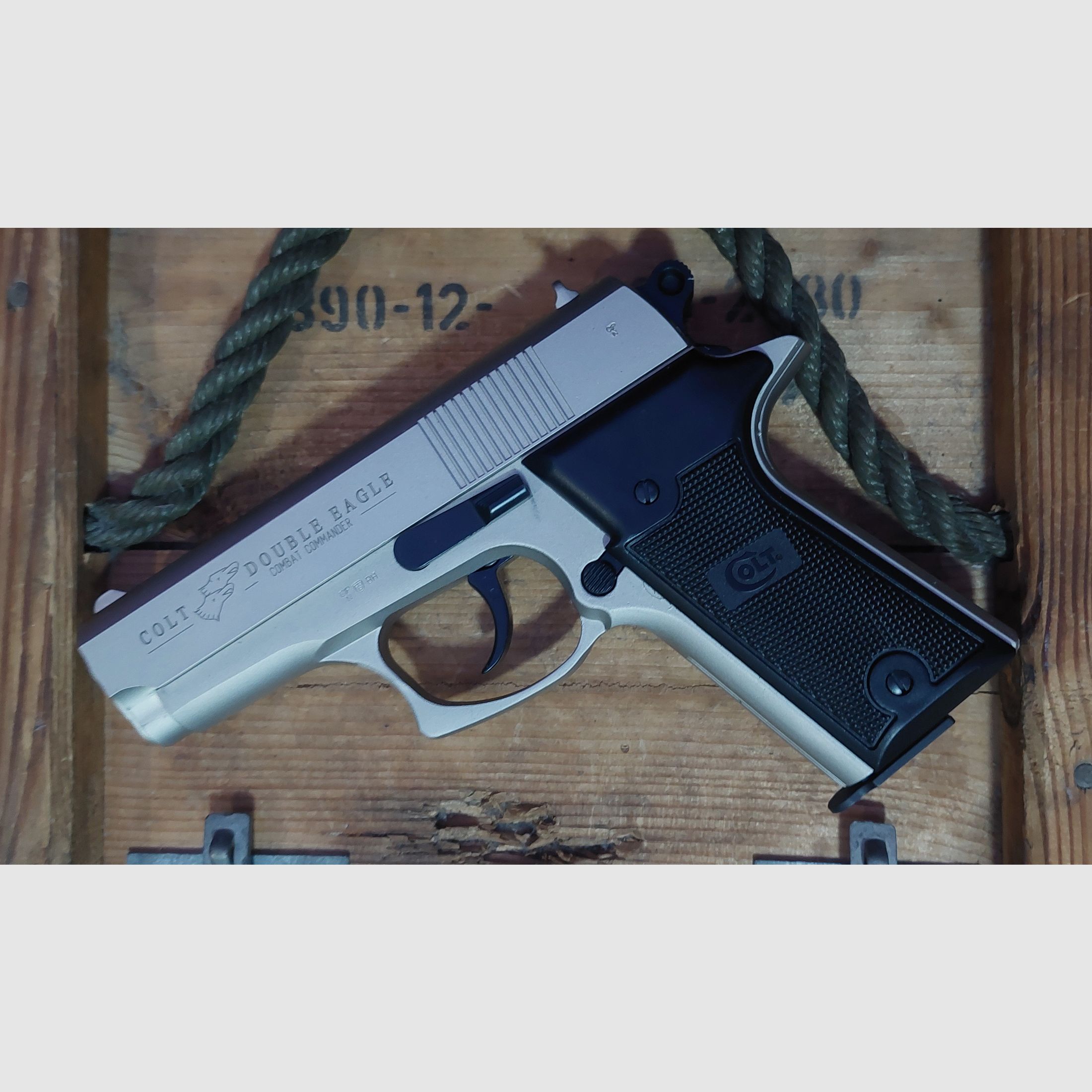 COLT Double Eagle - cromo mate - 9 mm P.A.K (PTB 766) Schreckschuss