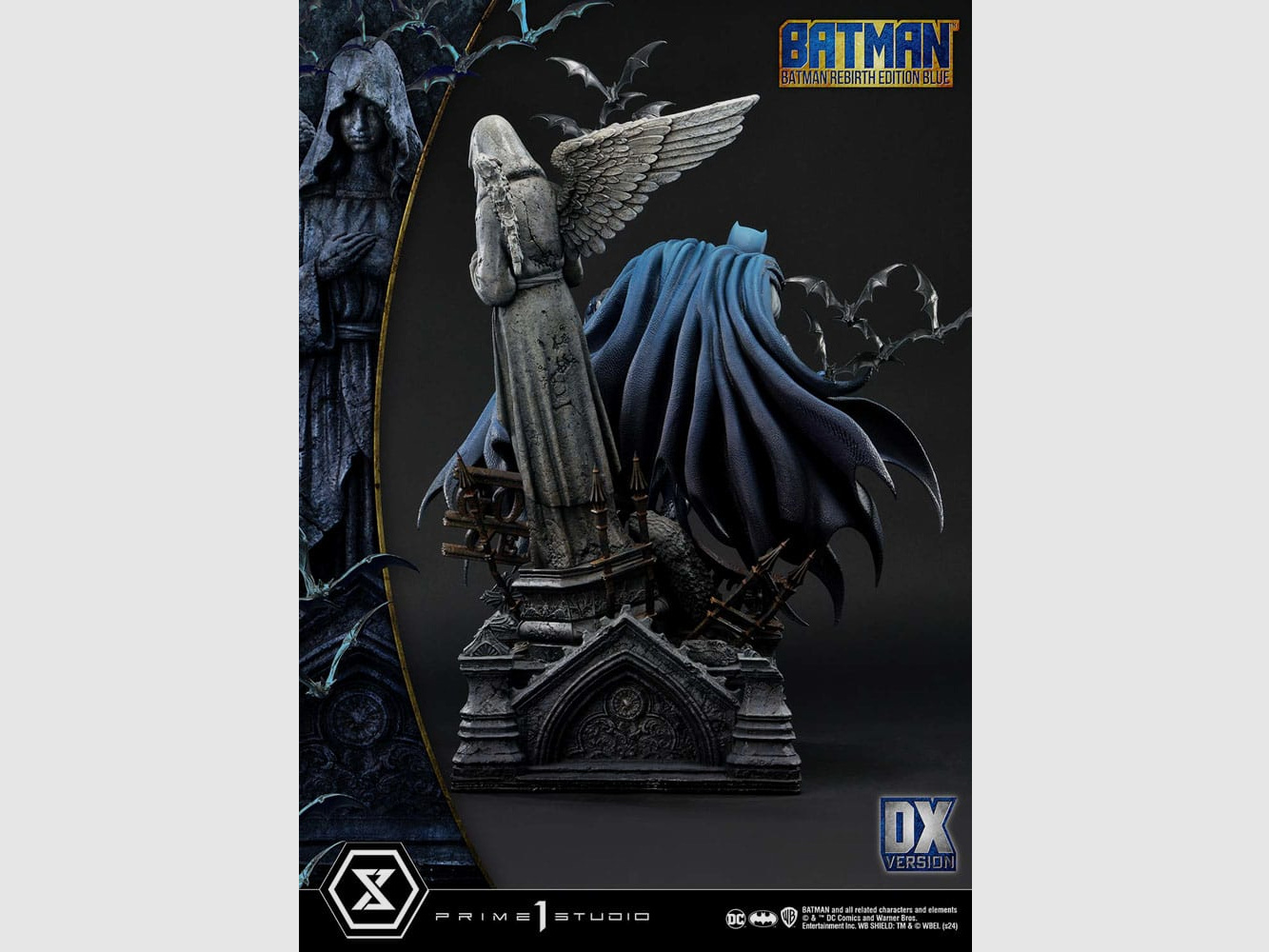 Batman Ultimate Premium Masterline Series Statue 1/4 Batman Rebirth Edition Blue Deluxe Bonus Version 71 cm | 43371