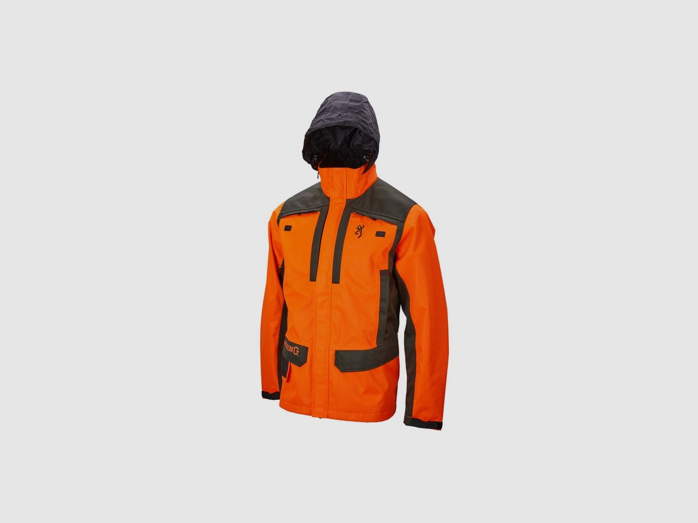 TRACKER orange Parka - Browning. Size 2xl, image 2 of 3