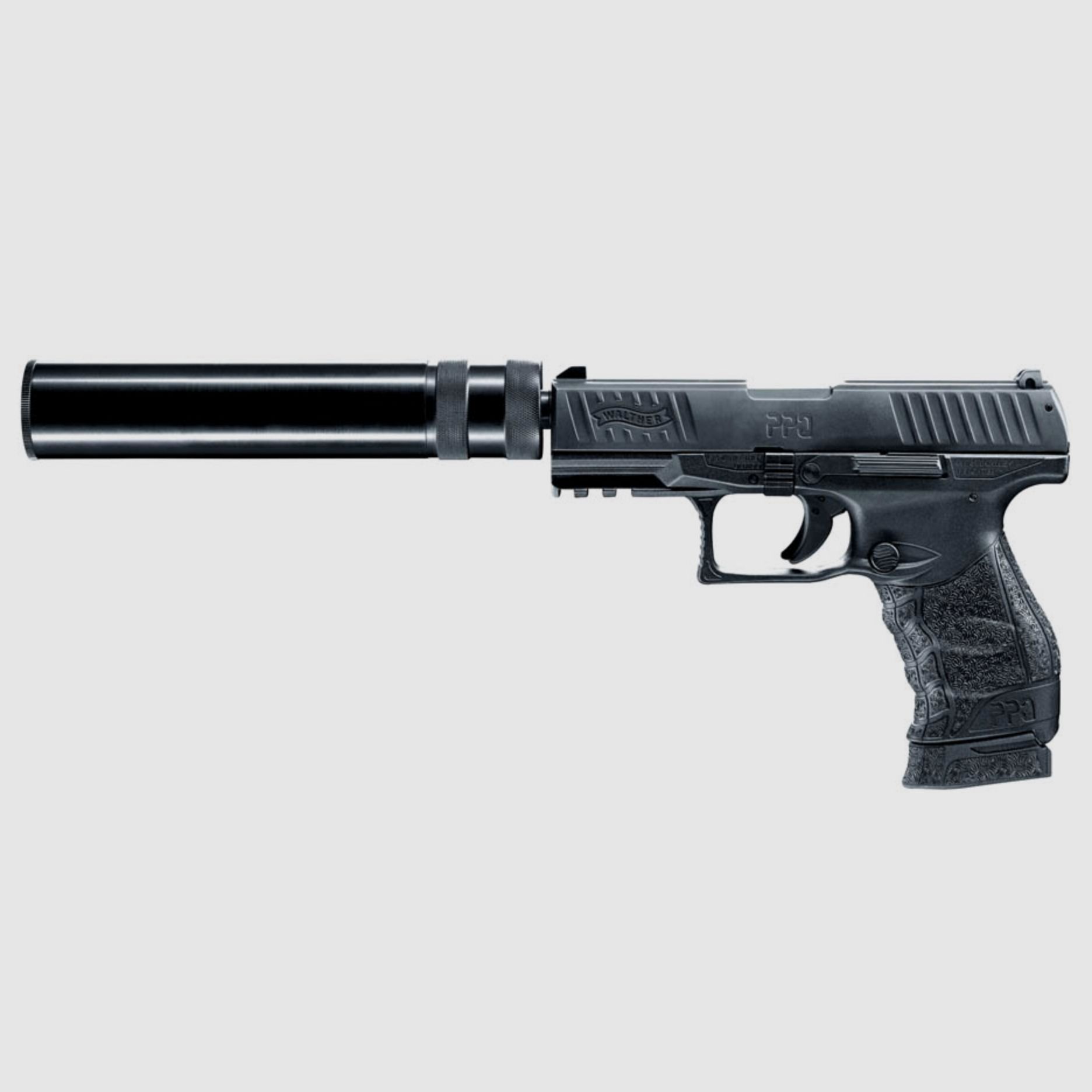Umarex 310.02.05 Walther PPQ M2 Navy Kit 9 mm P.A.K mit Schalldämpfer Pyro