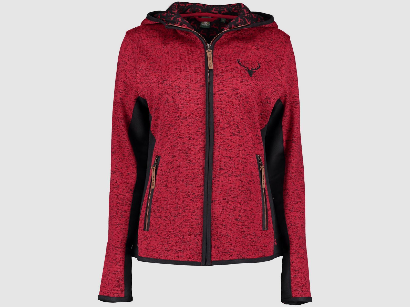 OS TRACHTEN Damesjack Strik-Fleece