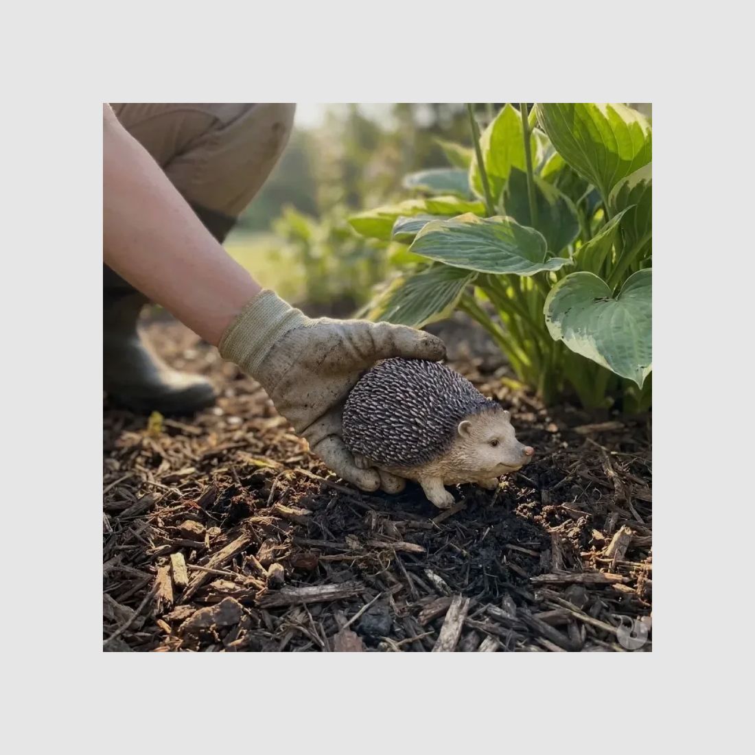 Deko-Igel aus Harz - 20,5 x 12,8 x 9,6 cm, Bild 4 von 14