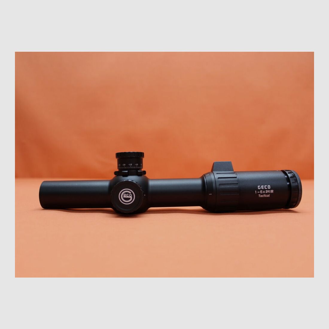 GECO Geco lunette de tir 1-6x24 IR TT Tactical, réticule lumineux GCDT (2.BE) Circle-Dot pour IPSC/ Dynamic etc.
