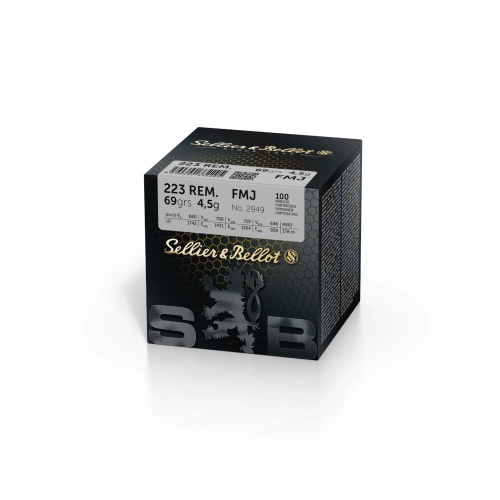 S&B Munition KAL.223 Remington - FMJ 4,5G/69GR FMJ