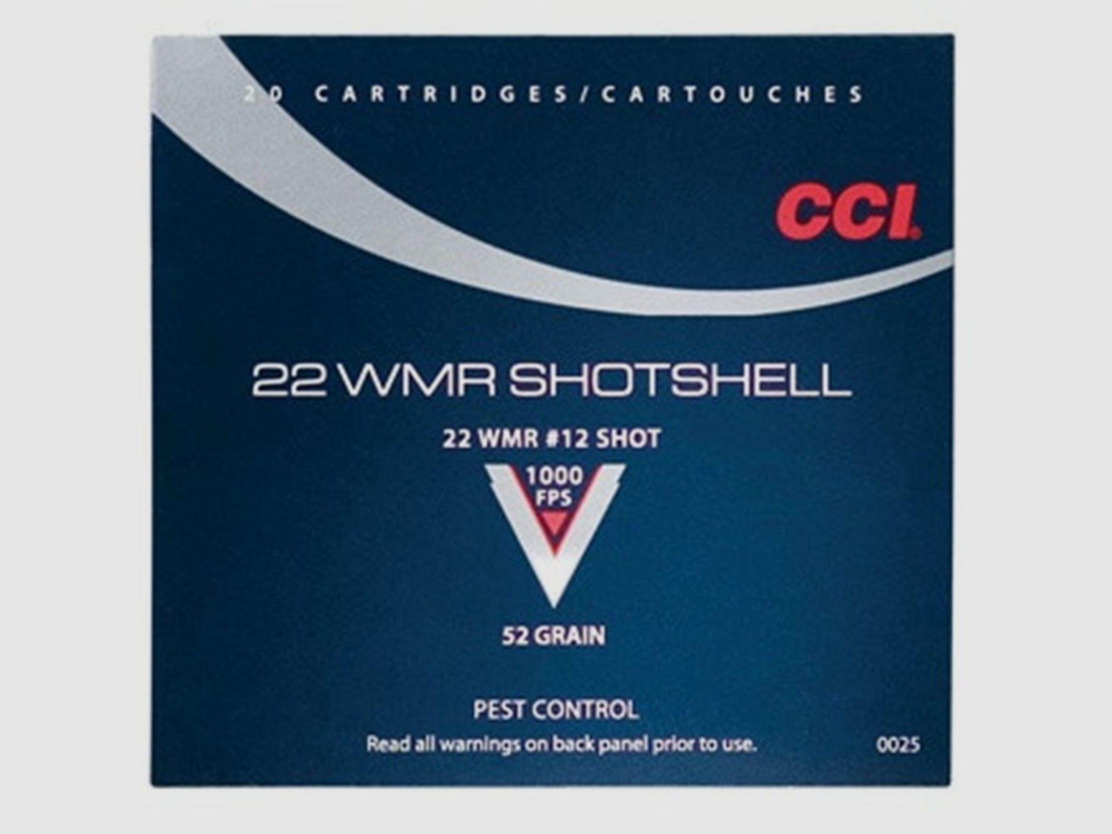 CCI Maxi-Mag Pest Control .22 WMR 52GR 20 cartucce