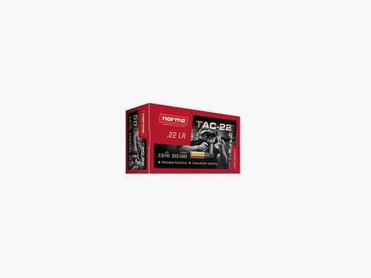 NORMA TAC 22LR - 40GR LRN