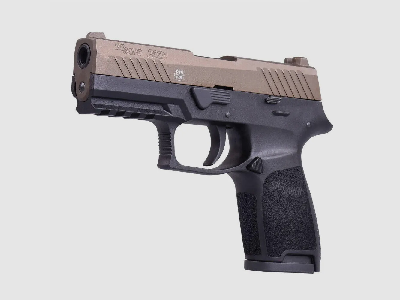SIG SAUER P320 BRONZE SCHRECKSCHUSSPISTOLE IM KALIBER 9 MM P.A.K.
