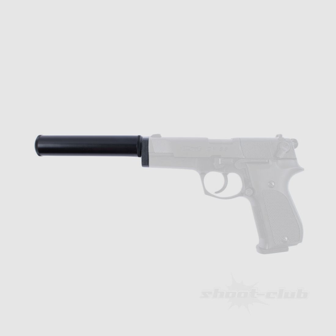 shoXx tłumik w zestawie z adapterem Walther CP88 CO2 pistolet