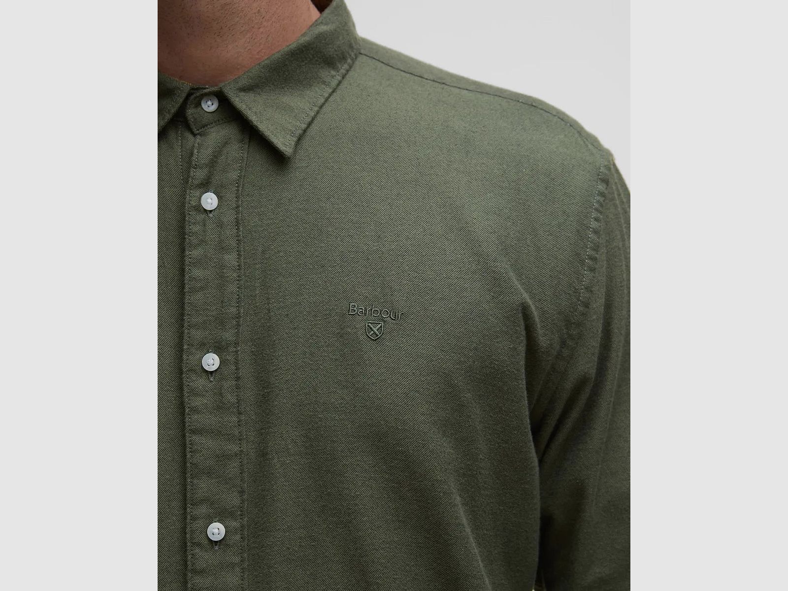 Barbour Hemd Sealane grün