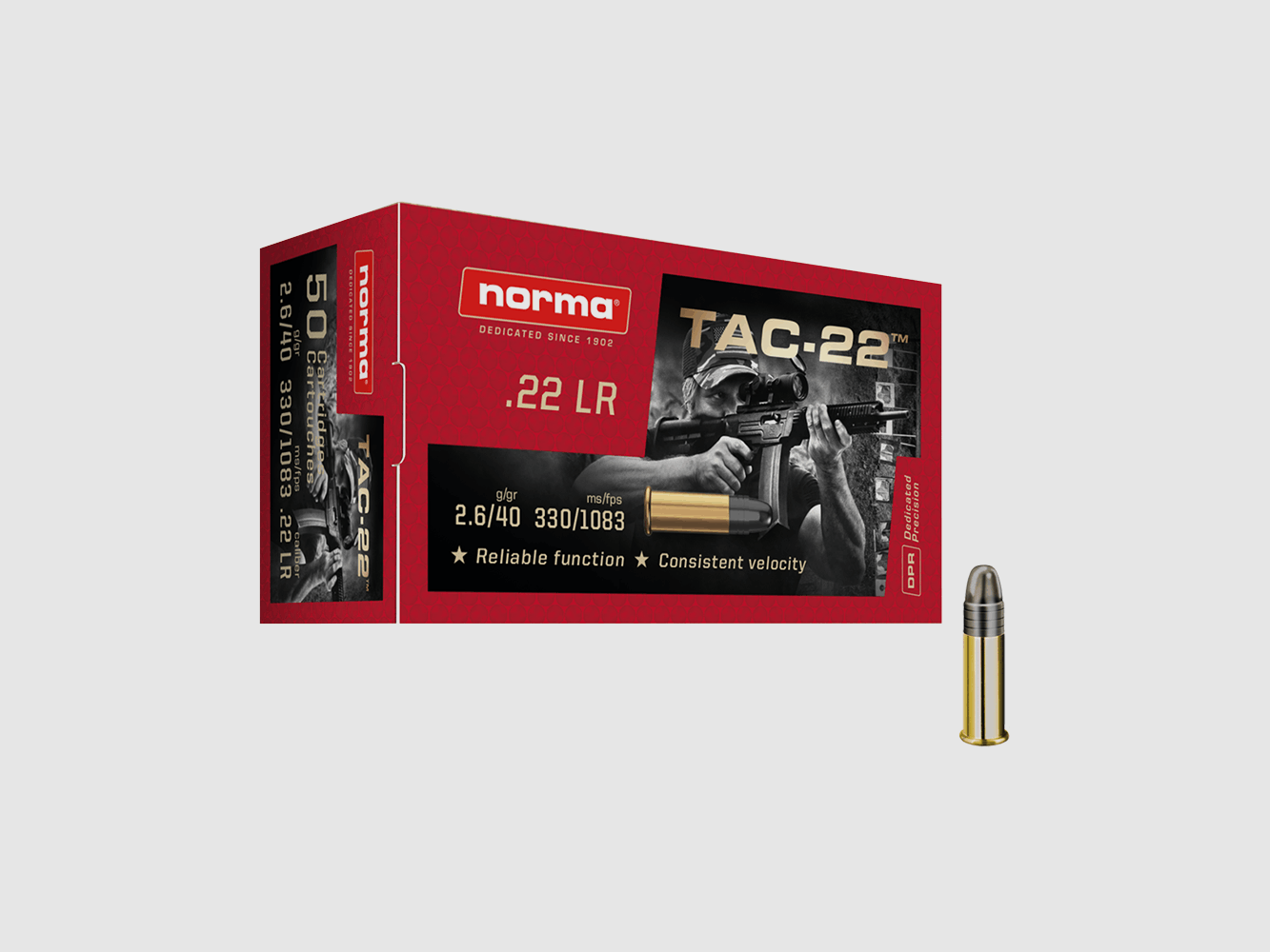 NORMA TAC-22 .22lr 50pcs