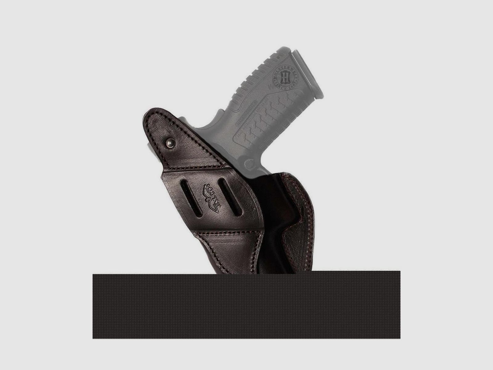 Lederholster mit Ornament