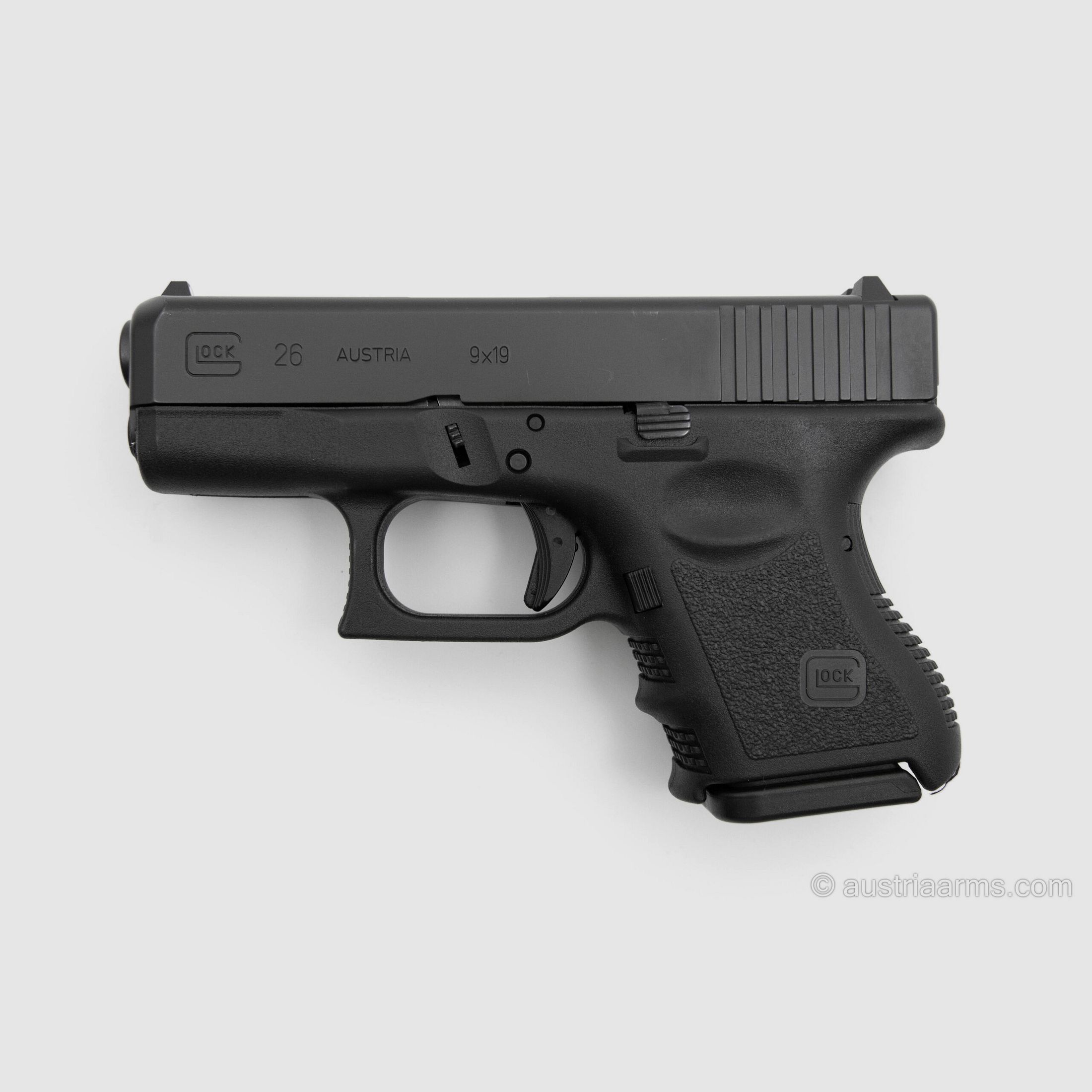 Glock 26 Gen3, neuwertige Gebrauchtwaffe, 9 x 19 mm, Bild 1 von 5