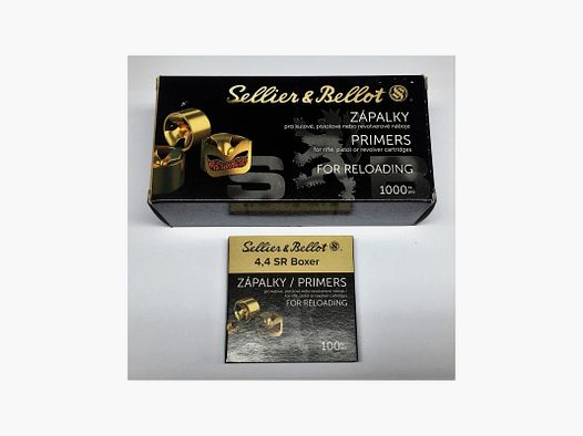 S&B ZÜNDHÜTCHEN SMALL RIFLE 1.000 STK PACKUNG