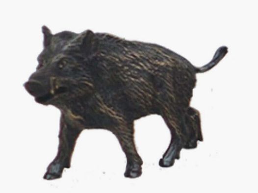 Lovergreen accessories motif bronze patinated boar (tin) A