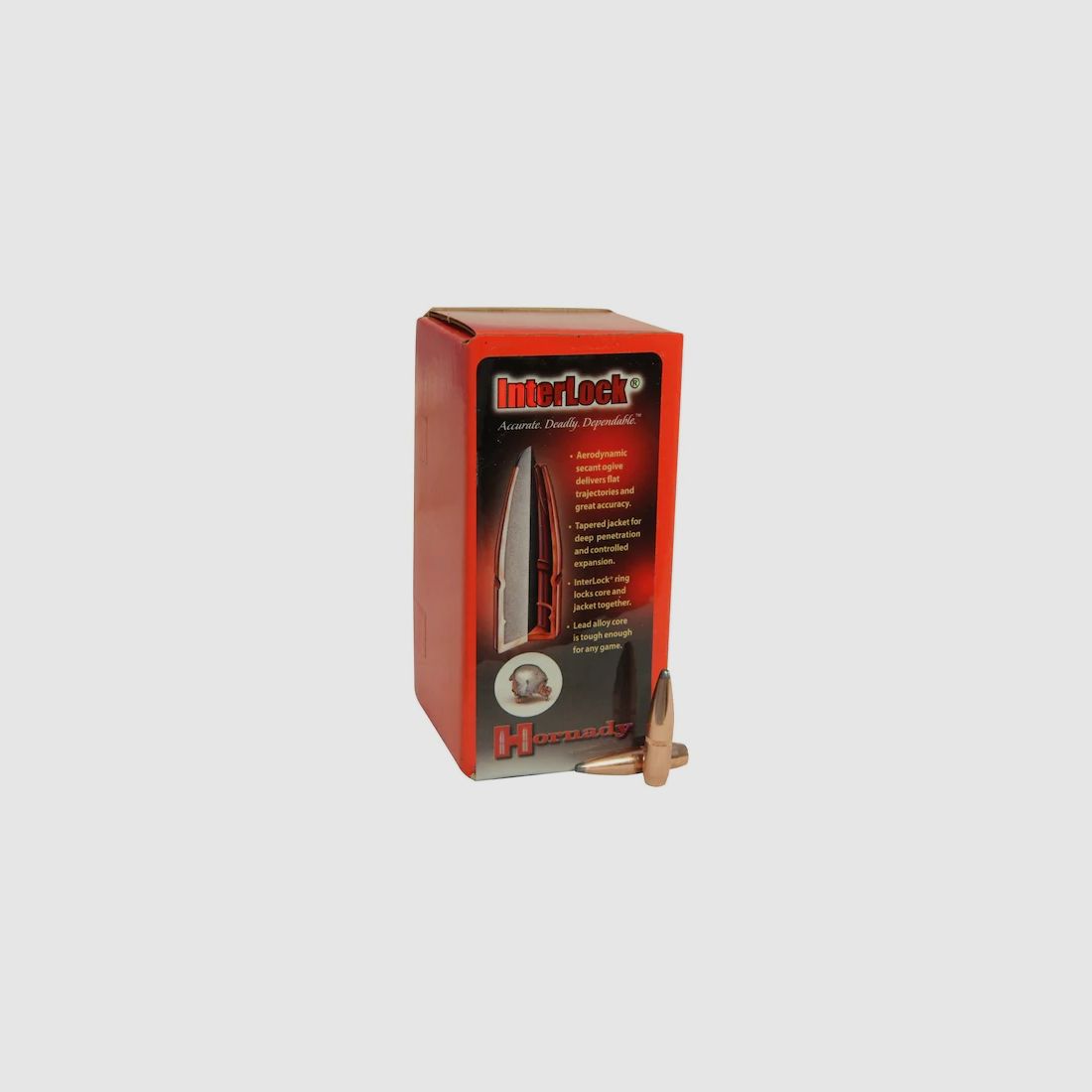 Hornady Geschoss .25/.257 Interlock BTSP 117GR 100 Stück
