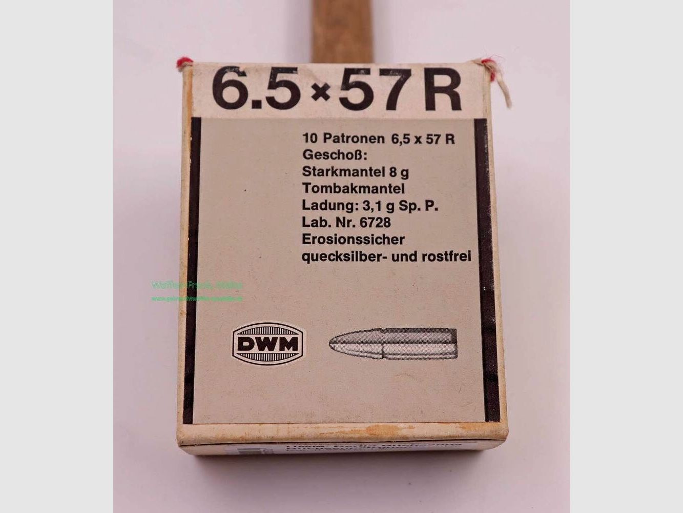 DWM, Berlino cartucce per fucile 6,5x57R