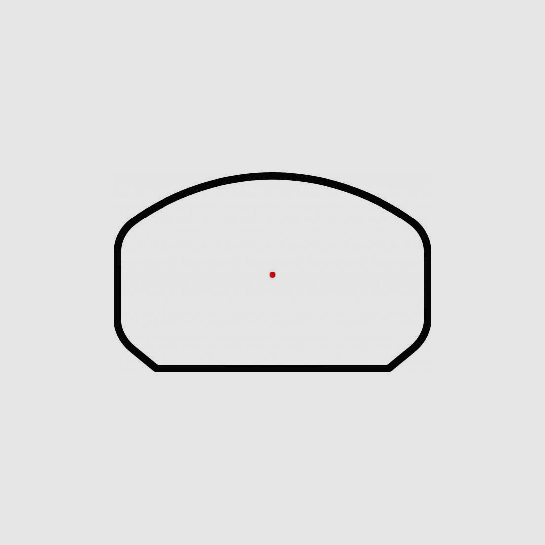 Hawke Frontier Reflexvisier 1x24 3 MOA Punkt (Slimline), Weaver