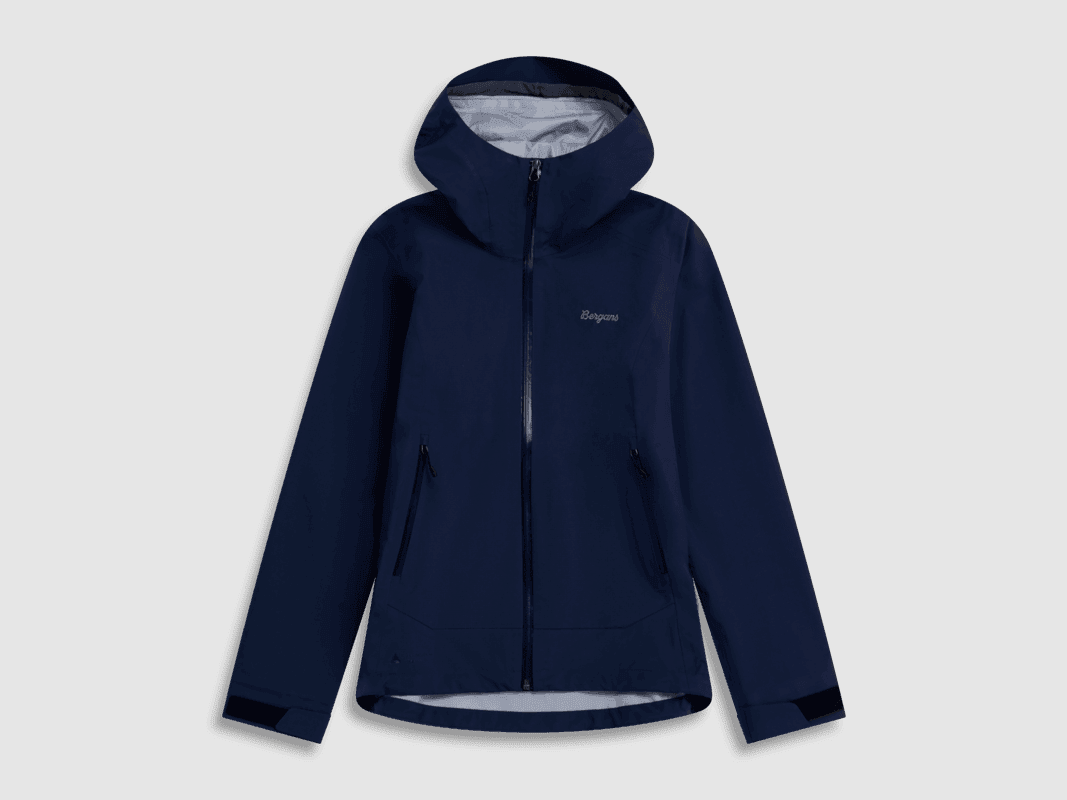 Bergans Essentials 3L Shell Jacket Dames Marineblauw XL