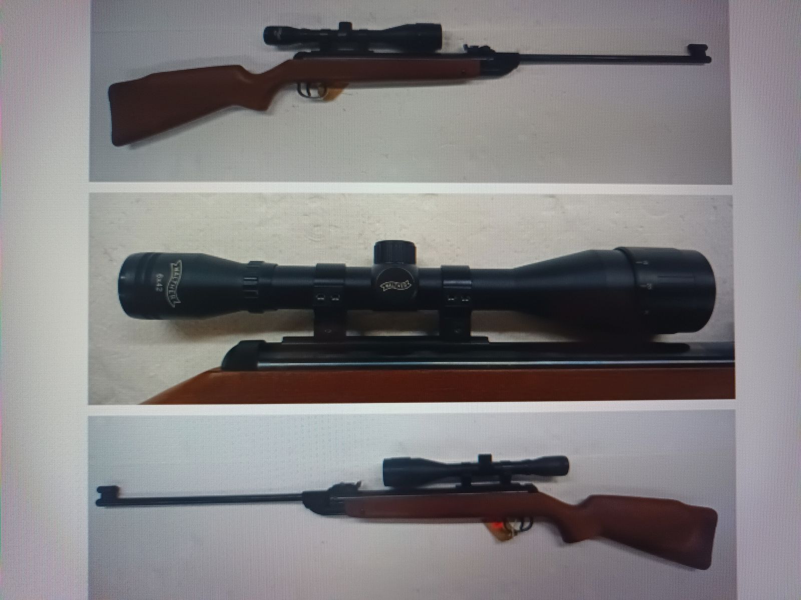 DIANA 34 __ CARABINA AD ARIA COMPRESSA LG34 Classic __ Cal. 4,5mm  __ +__ Walther ZF 6x42 (Leggere il testo), immagine 1 di 5