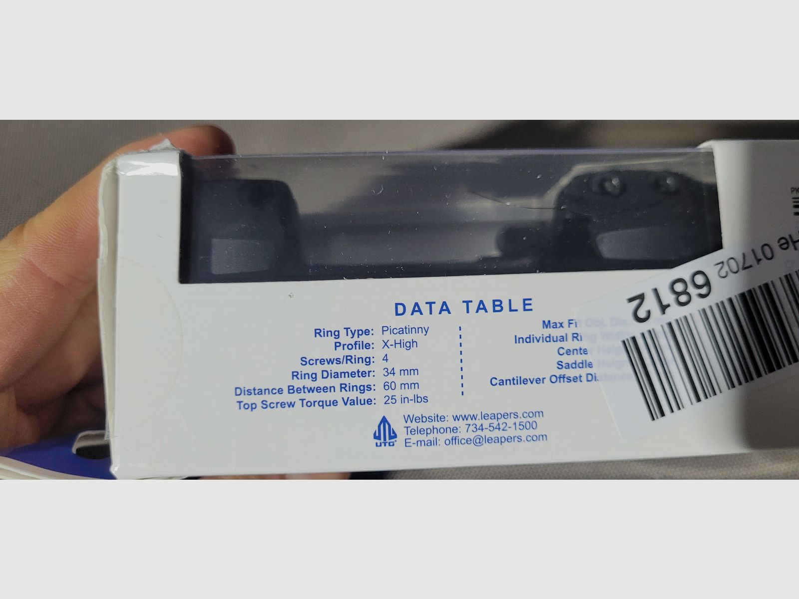 UTG Accu-sync 34mm Montage QD