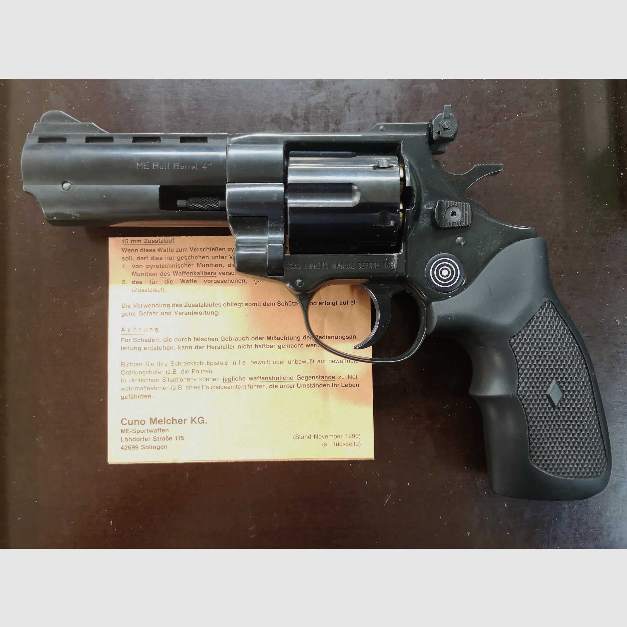 LEP Revolver ME Bull Barrel 4"